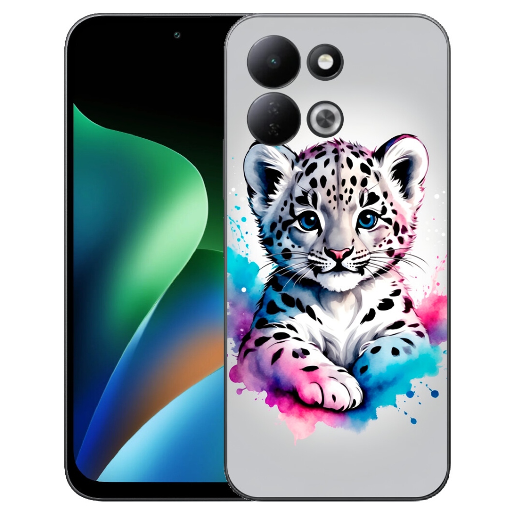 Gélový kryt mmCase na Xiaomi Redmi 17 4G/5G - leopardej mláďa