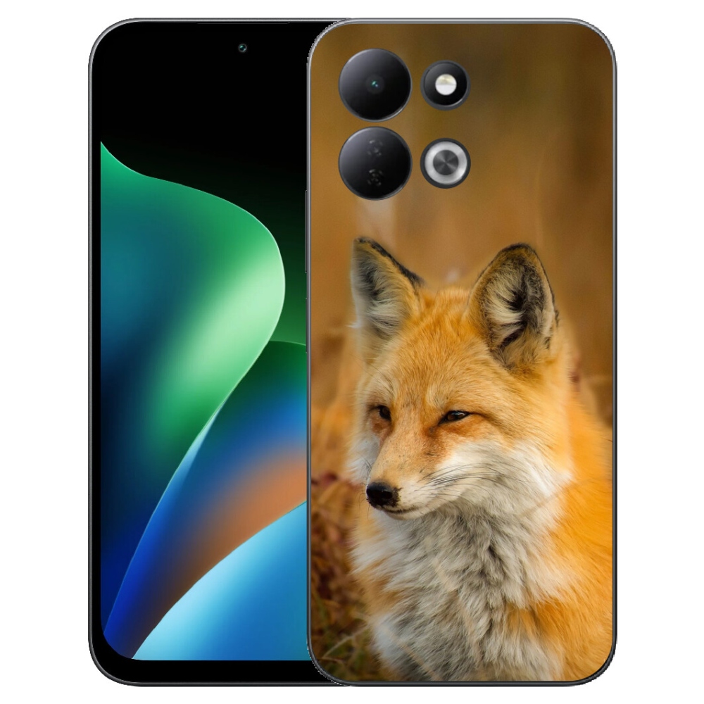 Gélový kryt mmCase na Xiaomi Redmi 17 4G/5G - líška