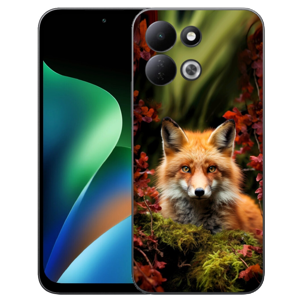 Gélový kryt mmCase na Xiaomi Redmi 17 4G/5G - líška v lese