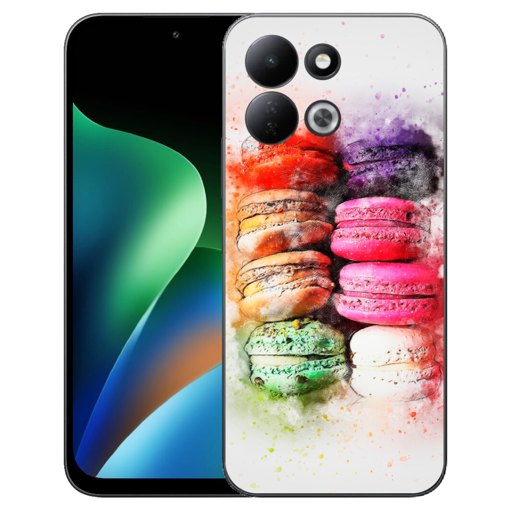 Gélový kryt mmCase na Xiaomi Redmi 17 4G/5G - makrónky