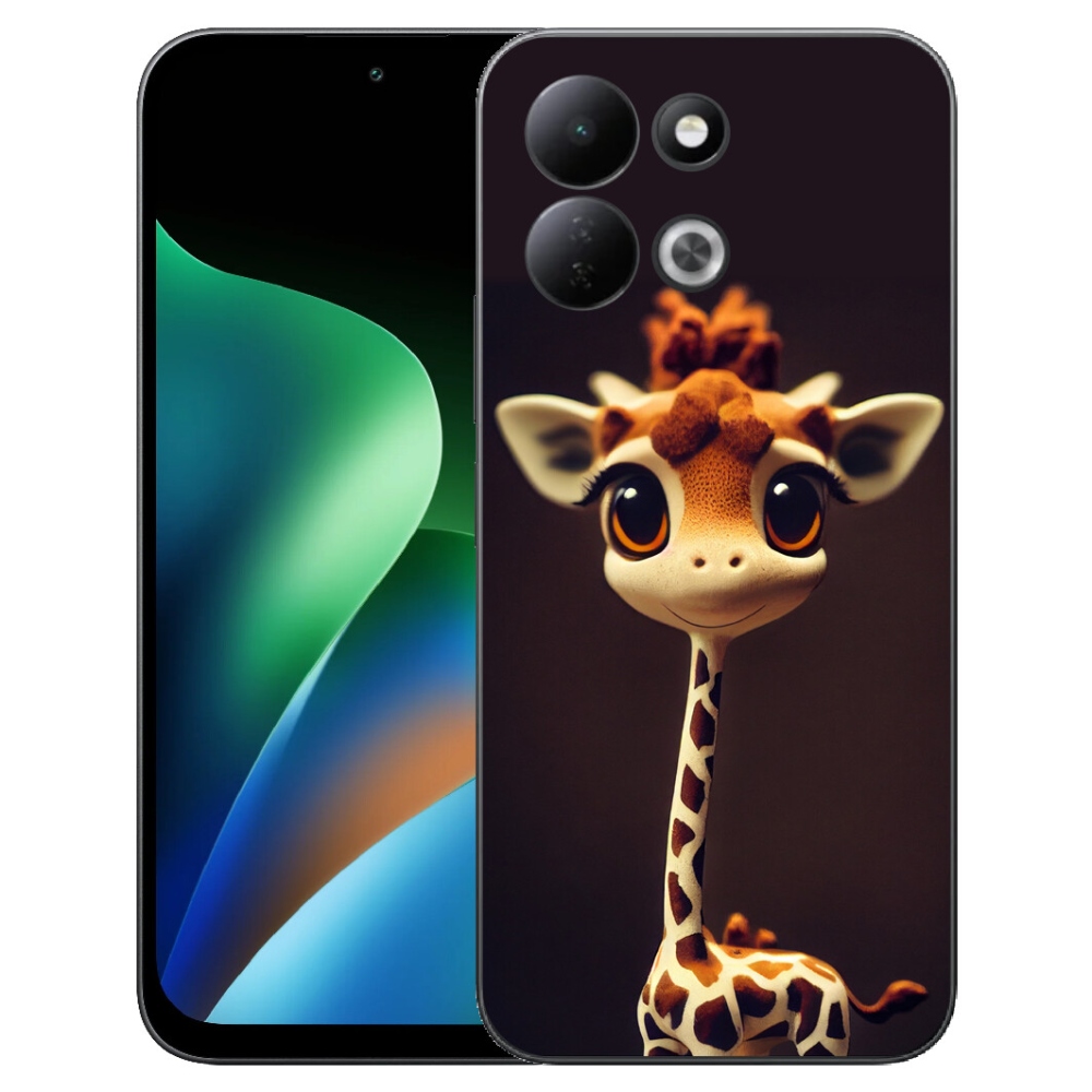 Gélový kryt mmCase na Xiaomi Redmi 17 4G/5G - malá žirafa