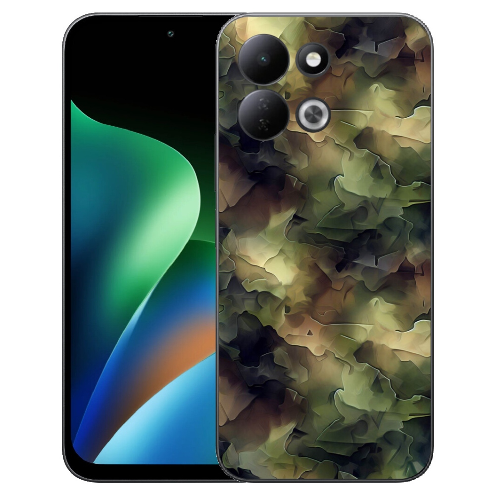 Gélový kryt mmCase na Xiaomi Redmi 17 4G/5G - maskáčový vzor 10