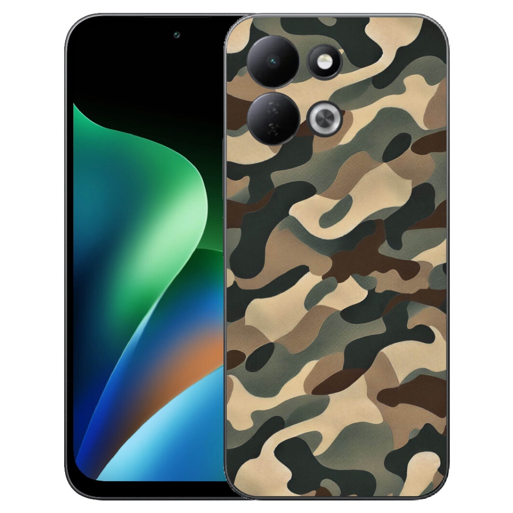 Gélový kryt mmCase na Xiaomi Redmi 17 4G/5G - maskáčový vzor 11