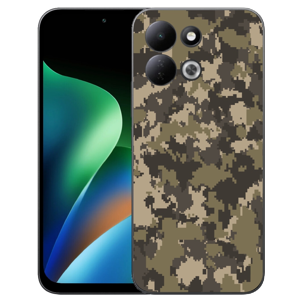 Gélový kryt mmCase na Xiaomi Redmi 17 4G/5G - maskáčový vzor 12