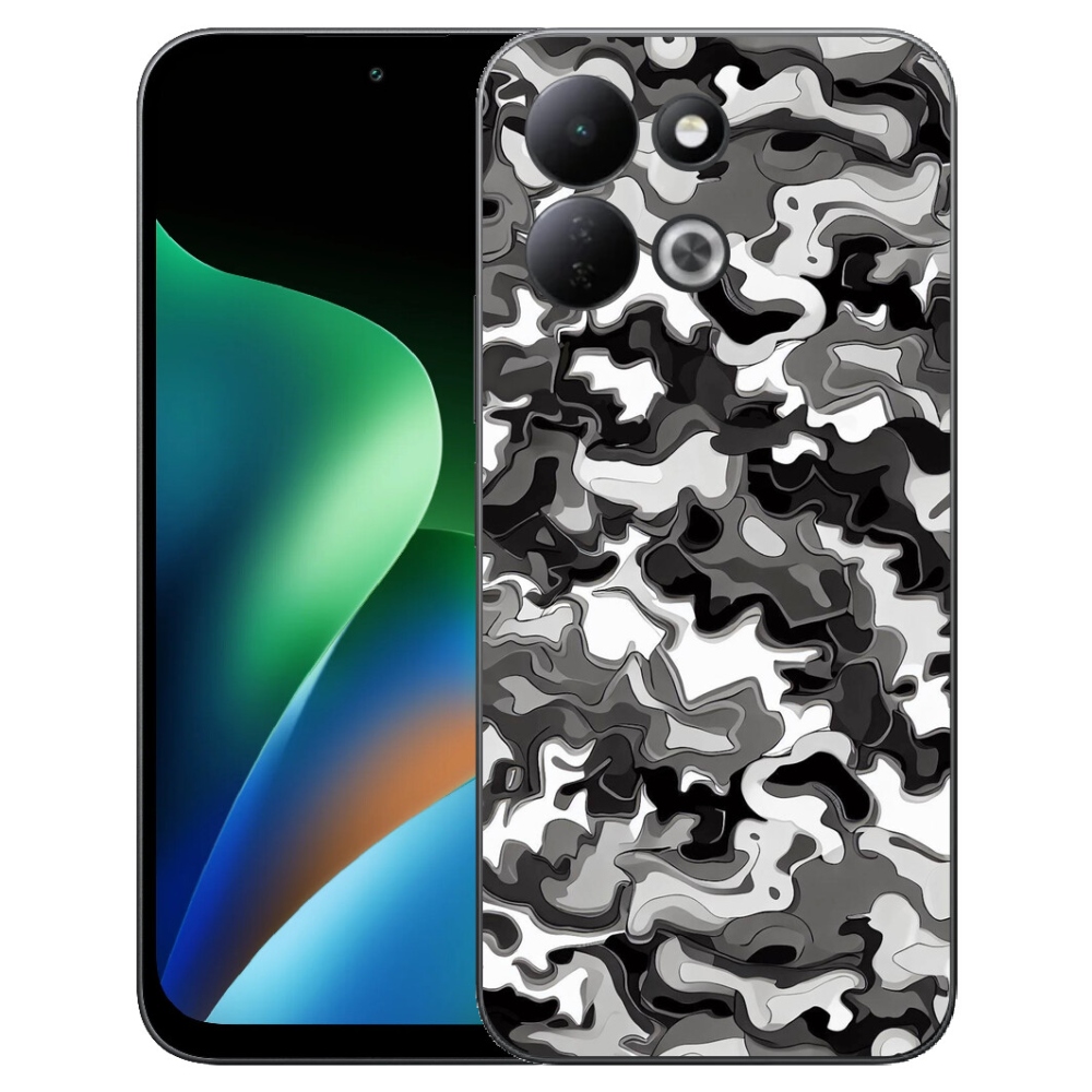 Gélový kryt mmCase na Xiaomi Redmi 17 4G/5G - maskáčový vzor 3