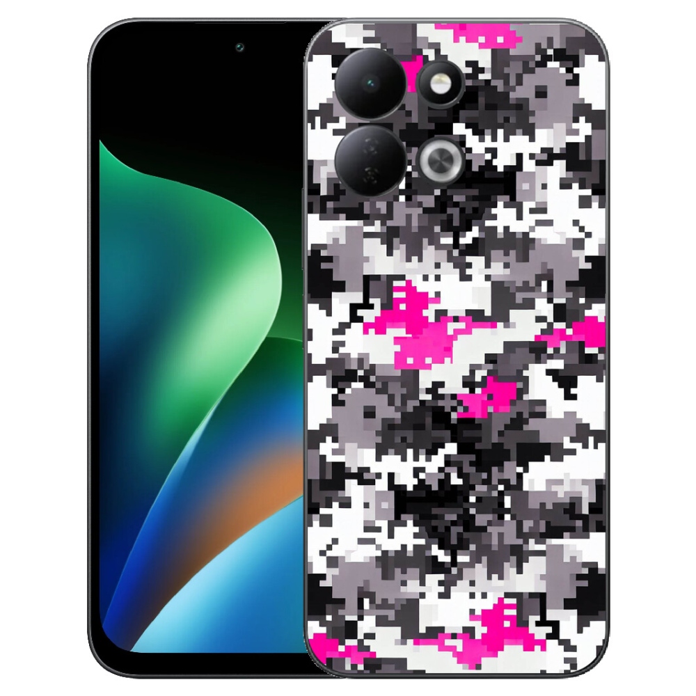 Gélový kryt mmCase na Xiaomi Redmi 17 4G/5G - maskáčový vzor 4