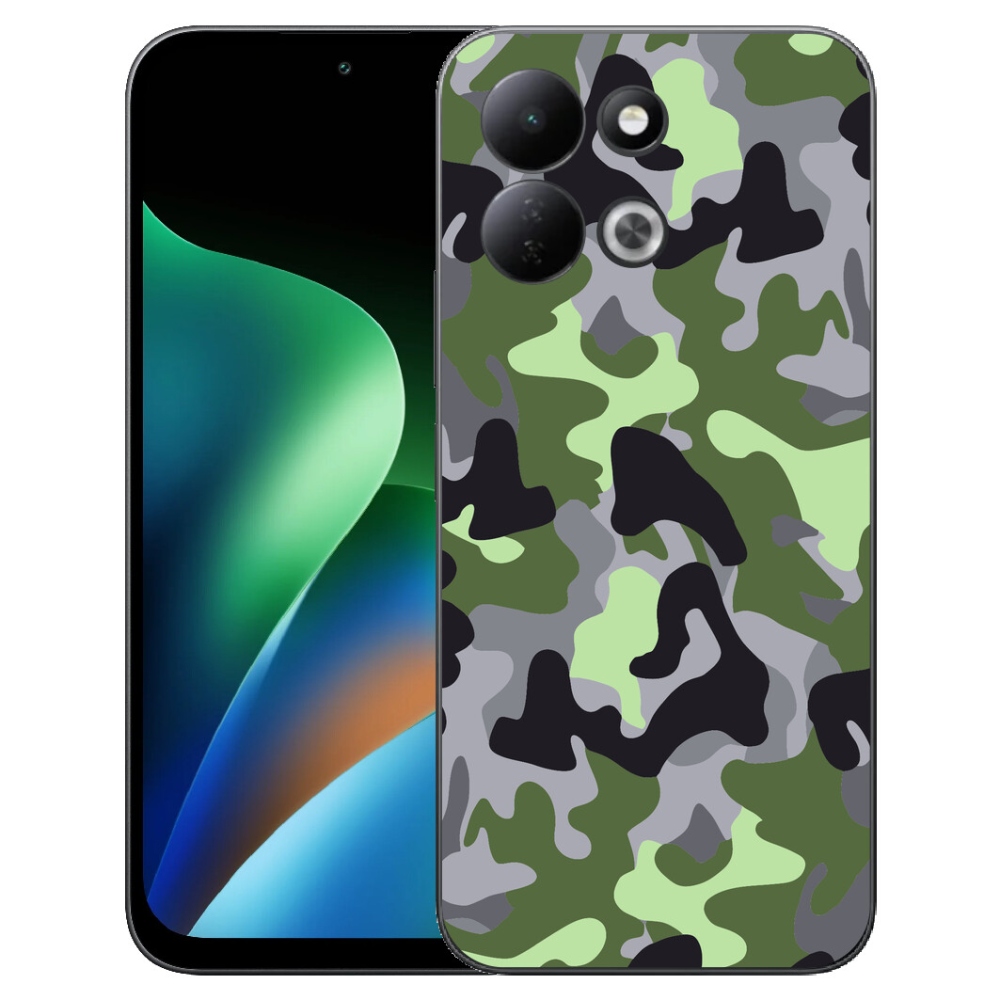 Gélový kryt mmCase na Xiaomi Redmi 17 4G/5G - maskáčový vzor 7