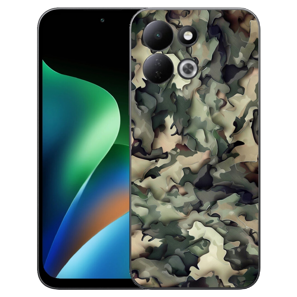 Gélový kryt mmCase na Xiaomi Redmi 17 4G/5G - maskáčový vzor 9