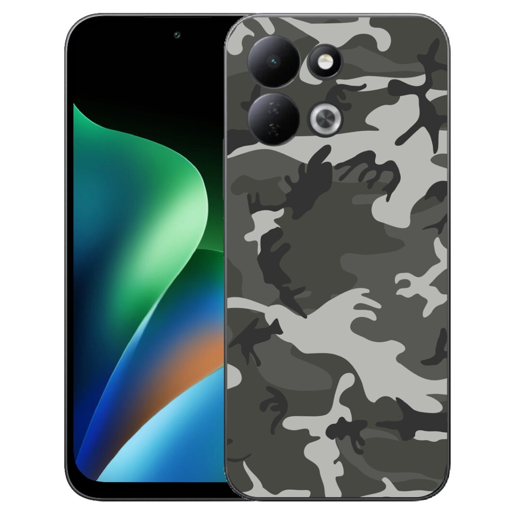 Gélový kryt mmCase na Xiaomi Redmi 17 4G/5G - maskáčový vzor