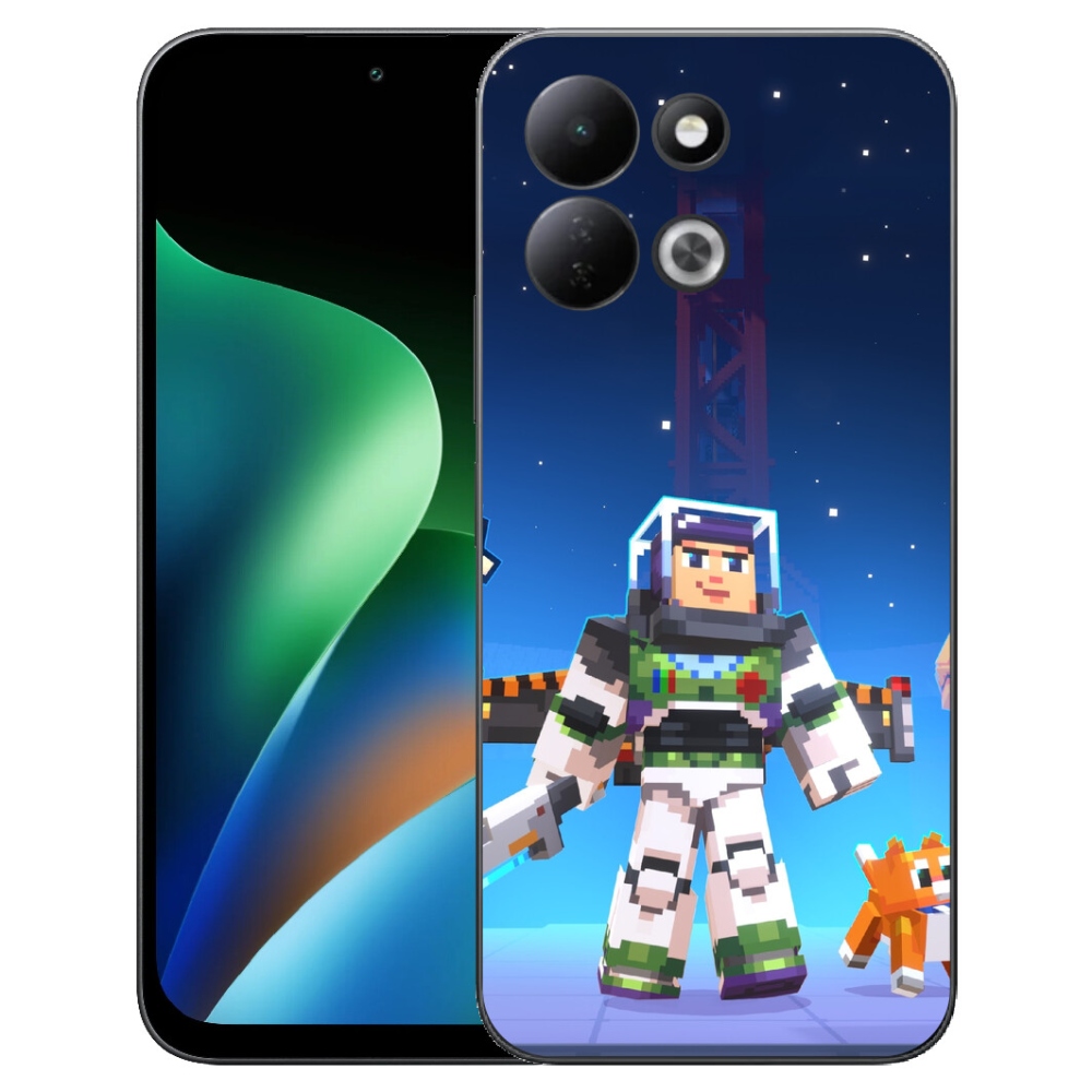 Gélový kryt mmCase na Xiaomi Redmi 17 4G/5G - minecraft 2