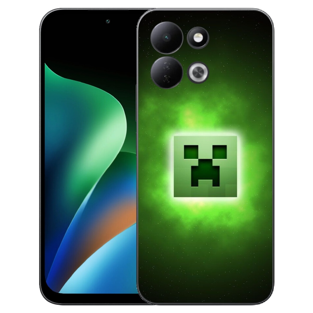 Gélový kryt mmCase na Xiaomi Redmi 17 4G/5G - minecraft