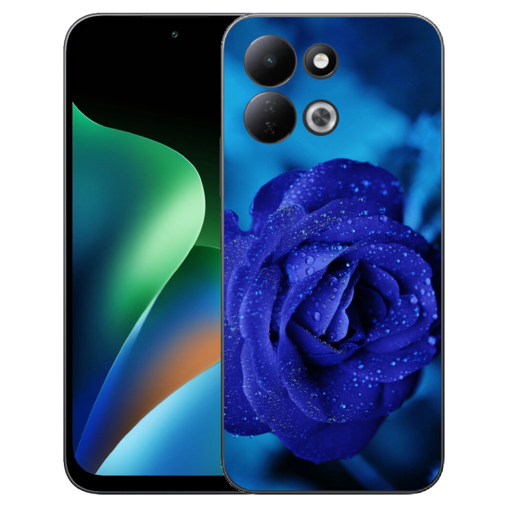 Gélový kryt mmCase na Xiaomi Redmi 17 4G/5G - modrá ruža
