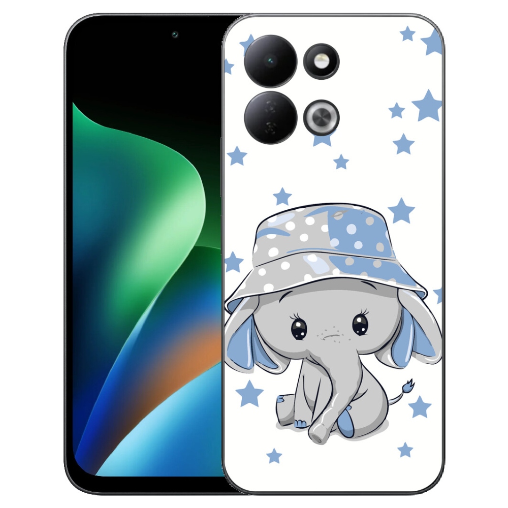 Gélový kryt mmCase na Xiaomi Redmi 17 4G/5G - modrý slon