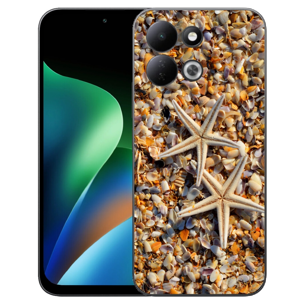 Gélový kryt mmCase na Xiaomi Redmi 17 4G/5G - morské hviezdice