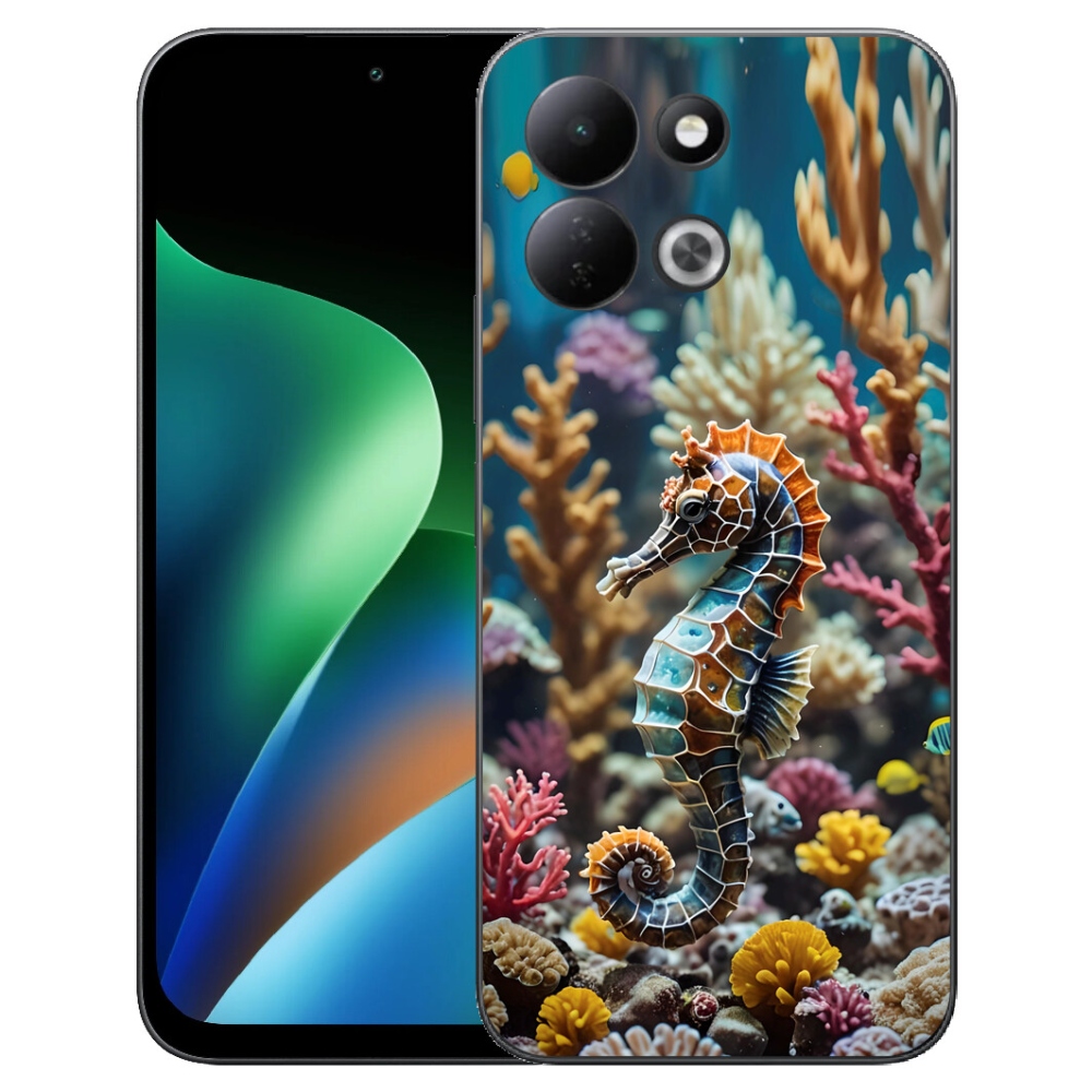 Gélový kryt mmCase na Xiaomi Redmi 17 4G/5G - morský koník 2