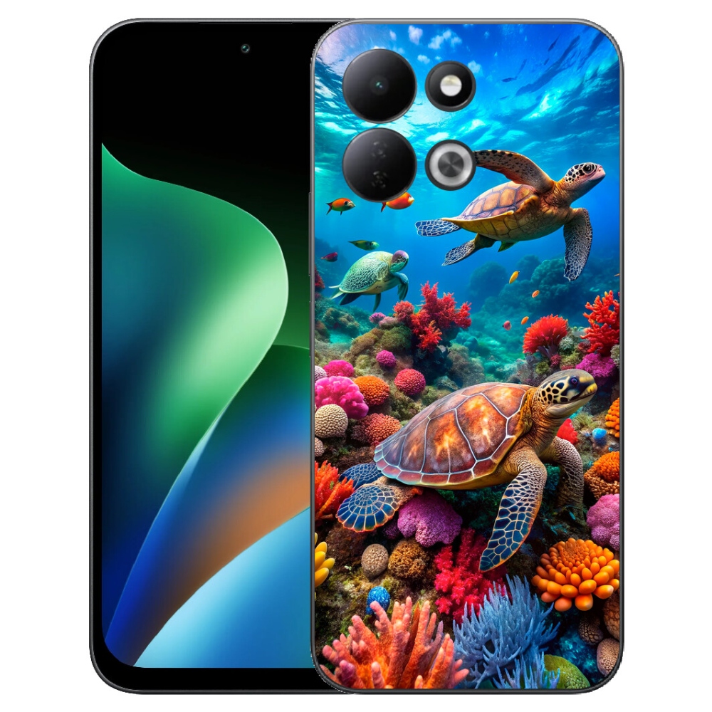 Gélový kryt mmCase na Xiaomi Redmi 17 4G/5G - morský svet 2