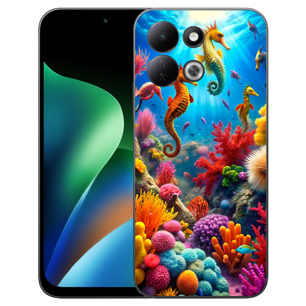 Gélový kryt mmCase na Xiaomi Redmi 17 4G/5G - morský svet 3