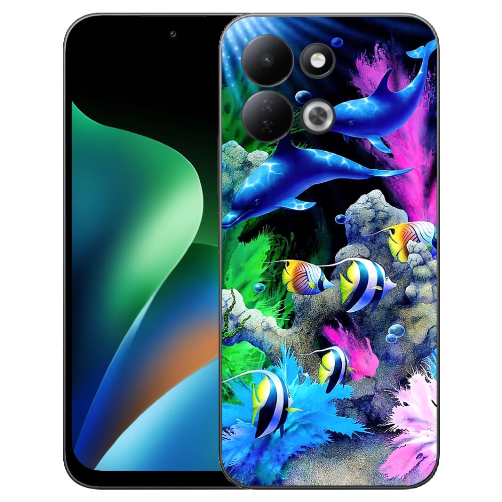 Gélový kryt mmCase na Xiaomi Redmi 17 4G/5G - morský svet