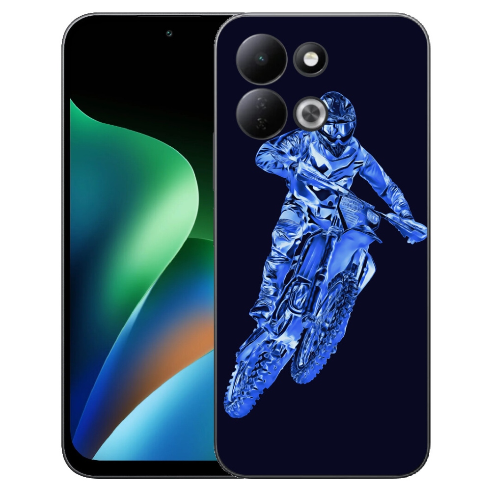 Gélový kryt mmCase na Xiaomi Redmi 17 4G/5G - motocross 1