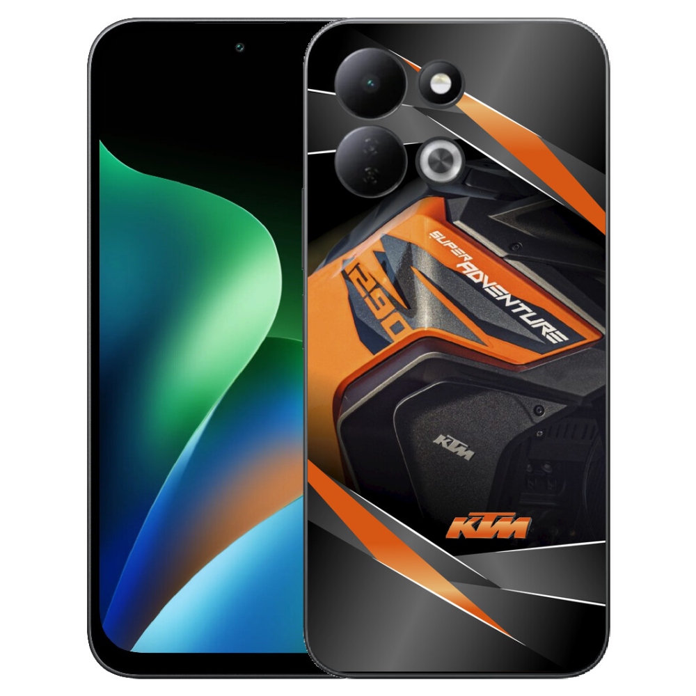 Gélový kryt mmCase na Xiaomi Redmi 17 4G/5G - motorka ktm