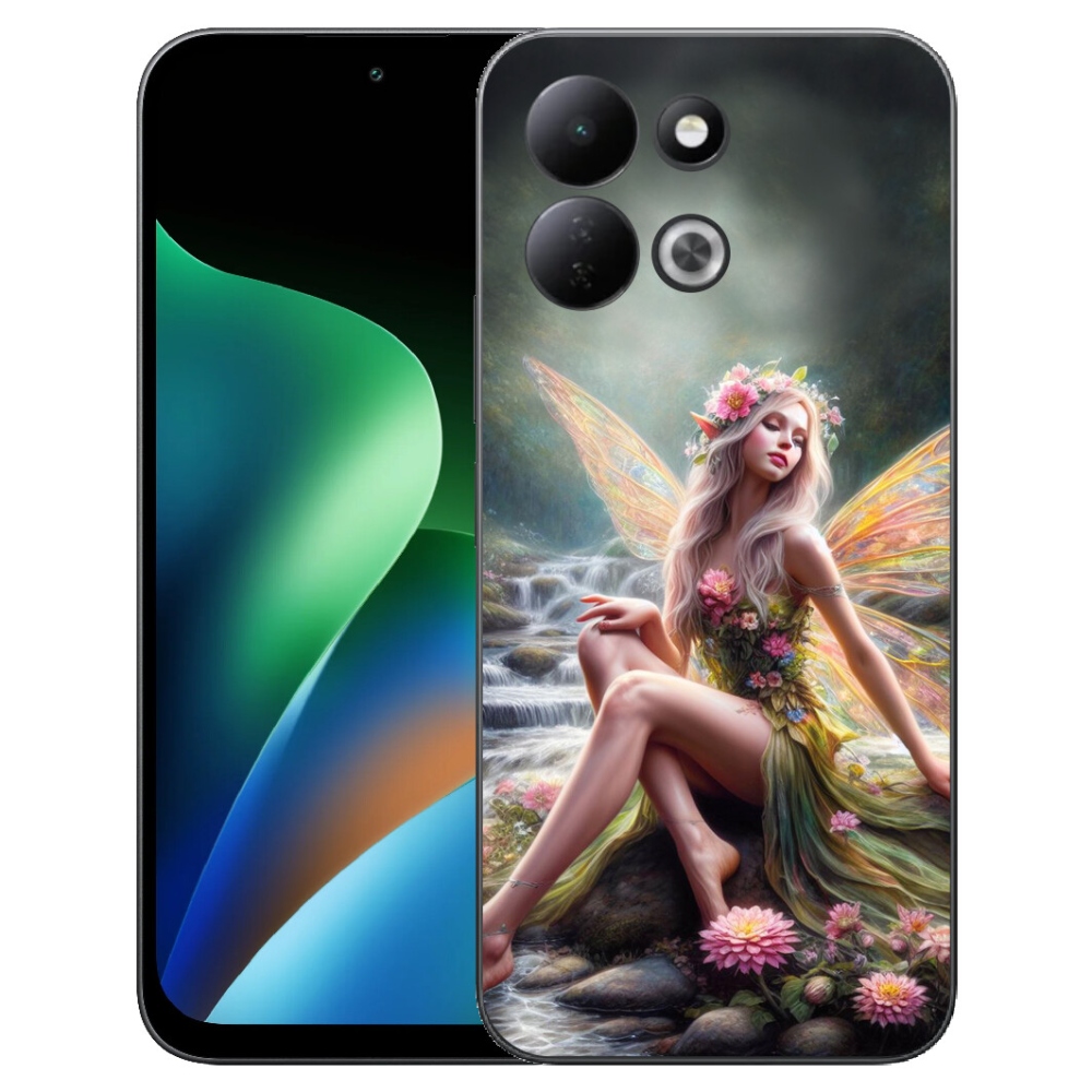 Gélový kryt mmCase na Xiaomi Redmi 17 4G/5G - motýlia žena 1