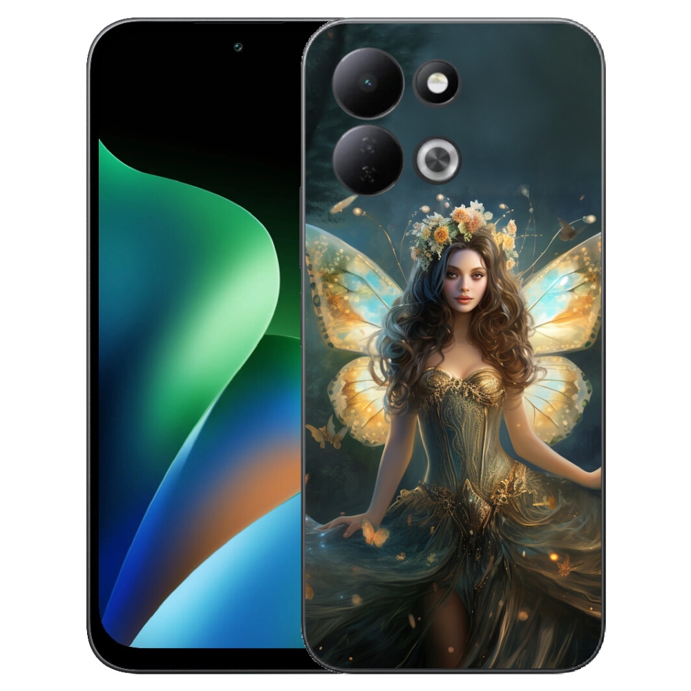 Gélový kryt mmCase na Xiaomi Redmi 17 4G/5G - motýlia žena