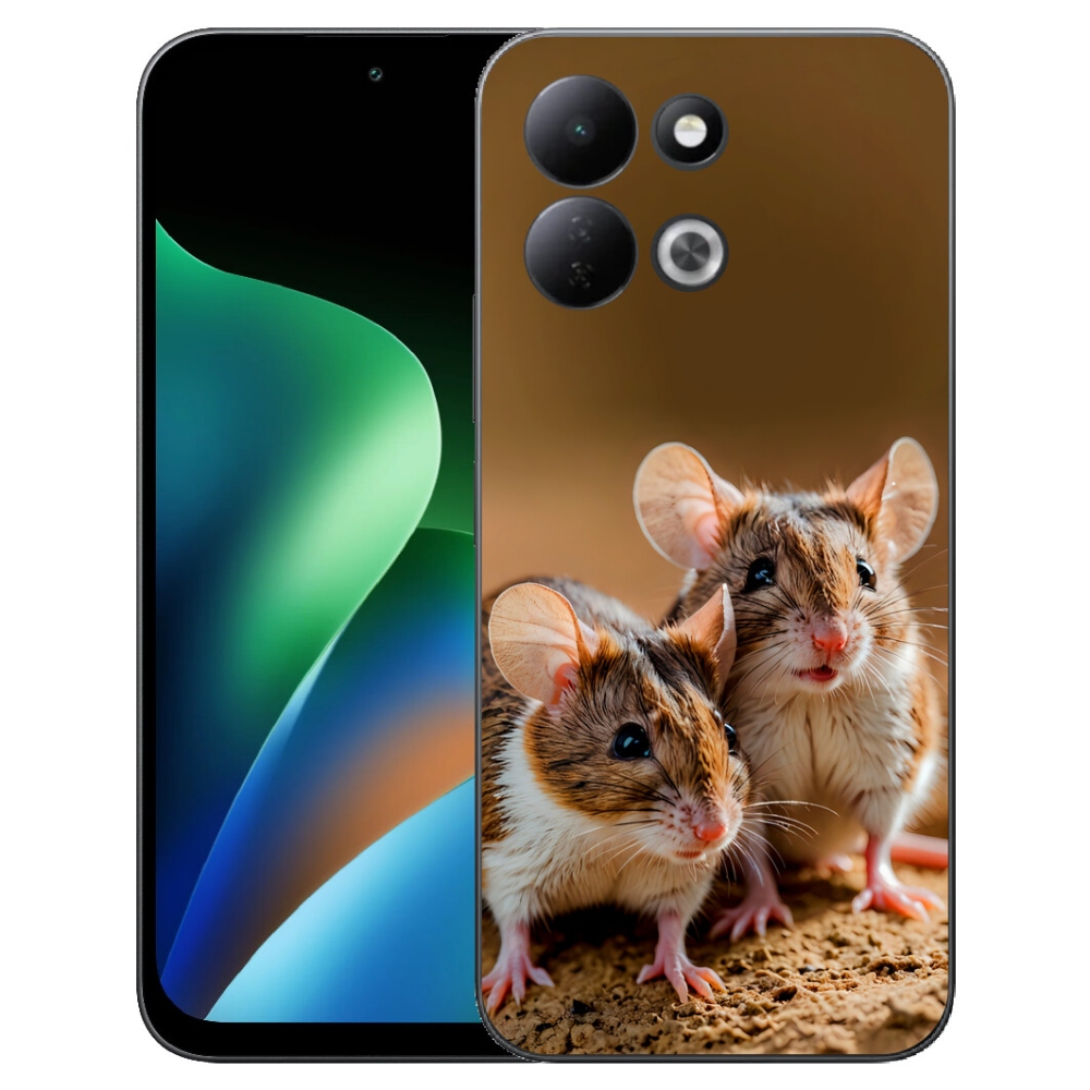 Gélový kryt mmCase na Xiaomi Redmi 17 4G/5G - myší duo