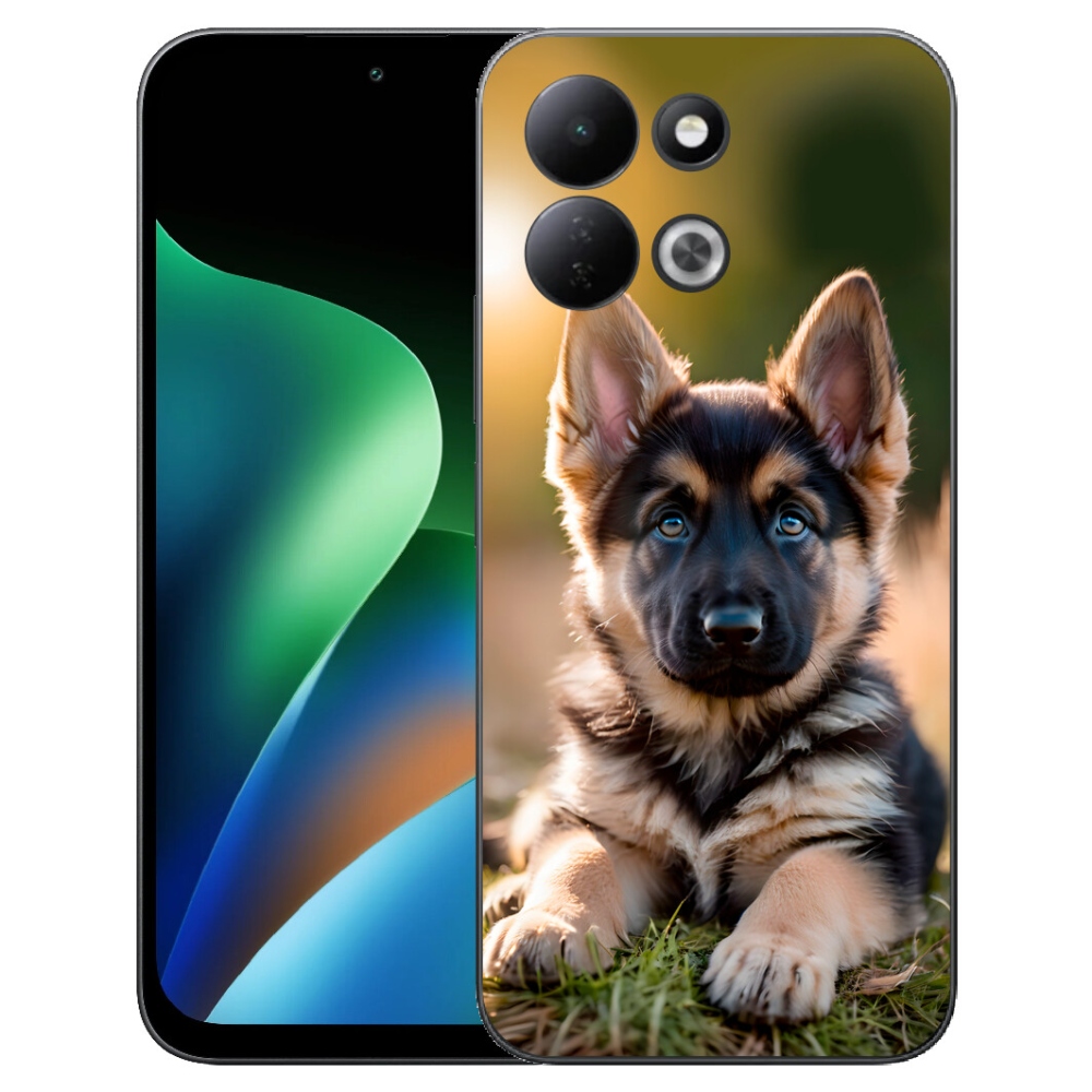 Gélový kryt mmCase na Xiaomi Redmi 17 4G/5G - nemecký ovčiak v prírode