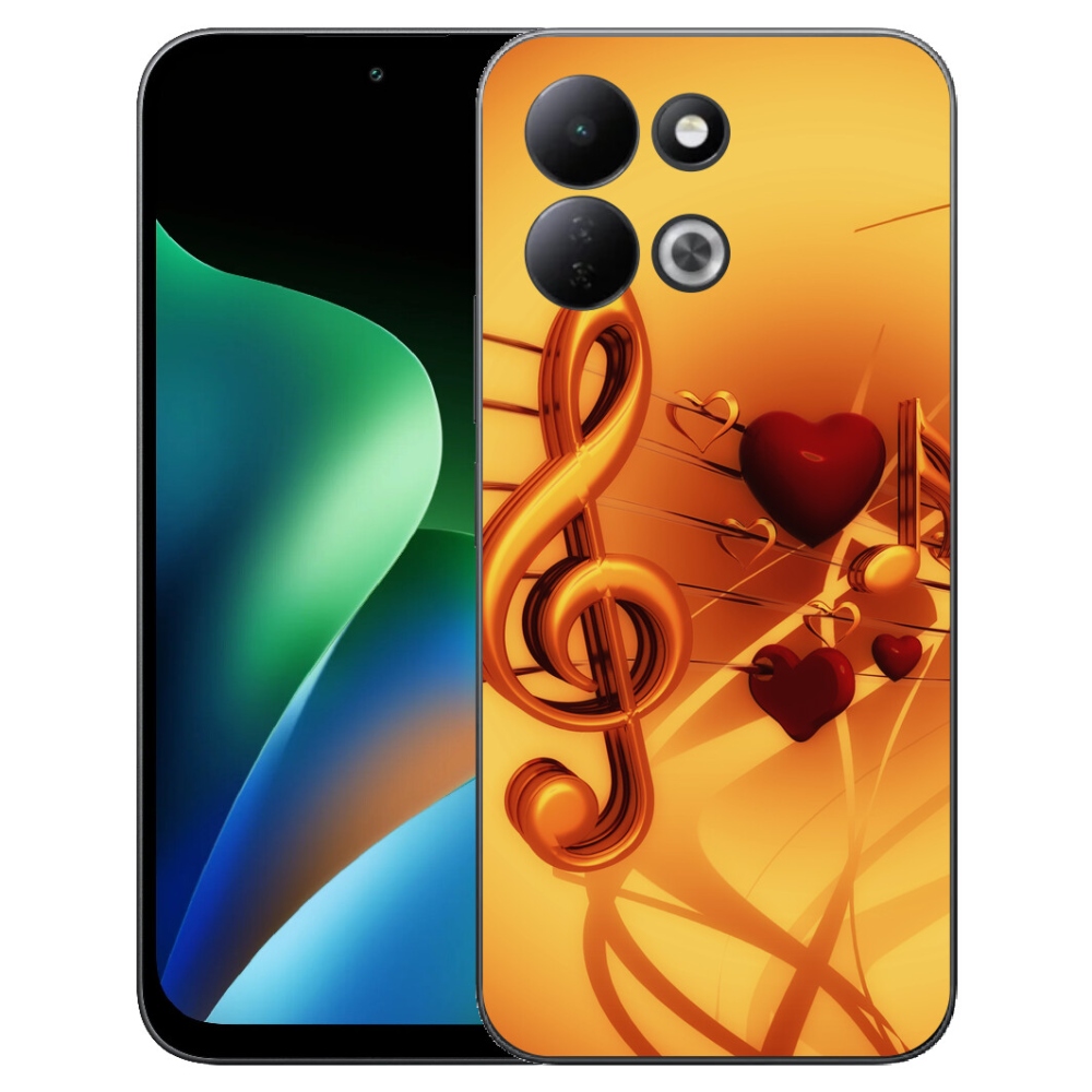 Gélový kryt mmCase na Xiaomi Redmi 17 4G/5G - noty
