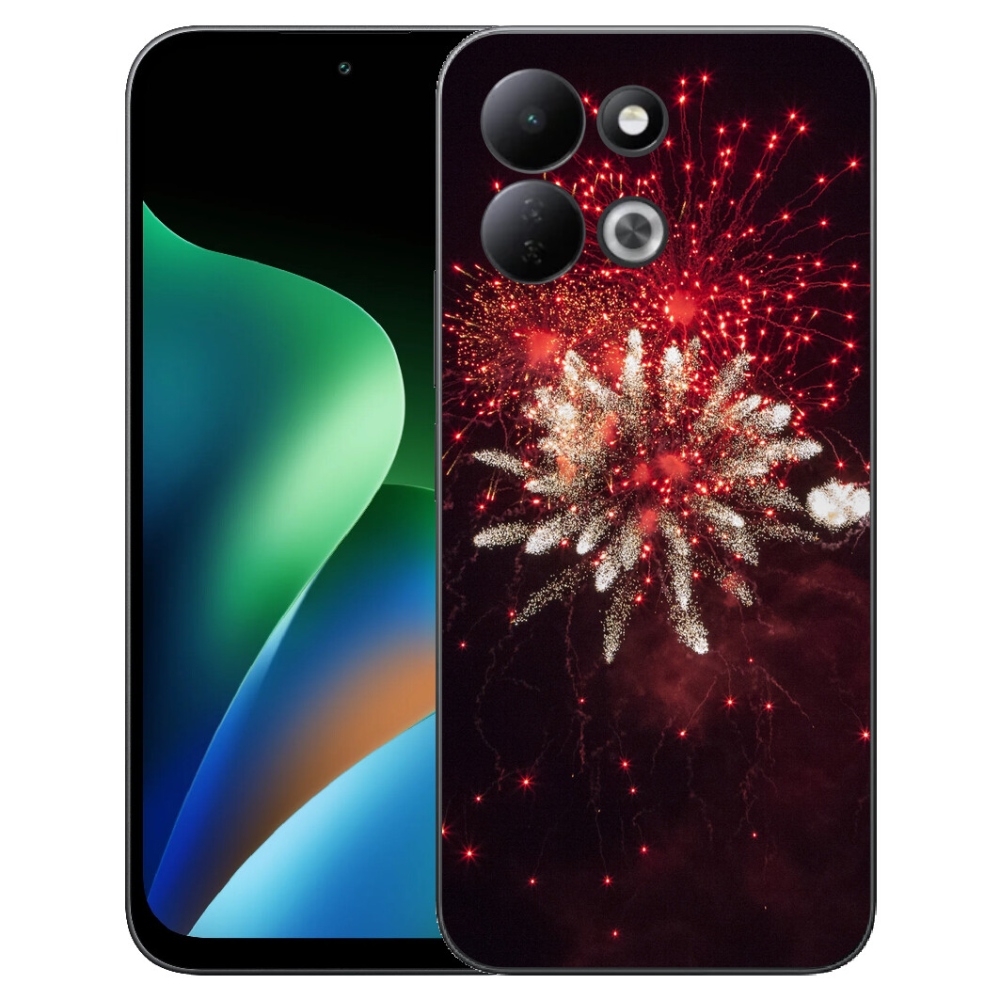 Gélový kryt mmCase na Xiaomi Redmi 17 4G/5G - ohňostroj