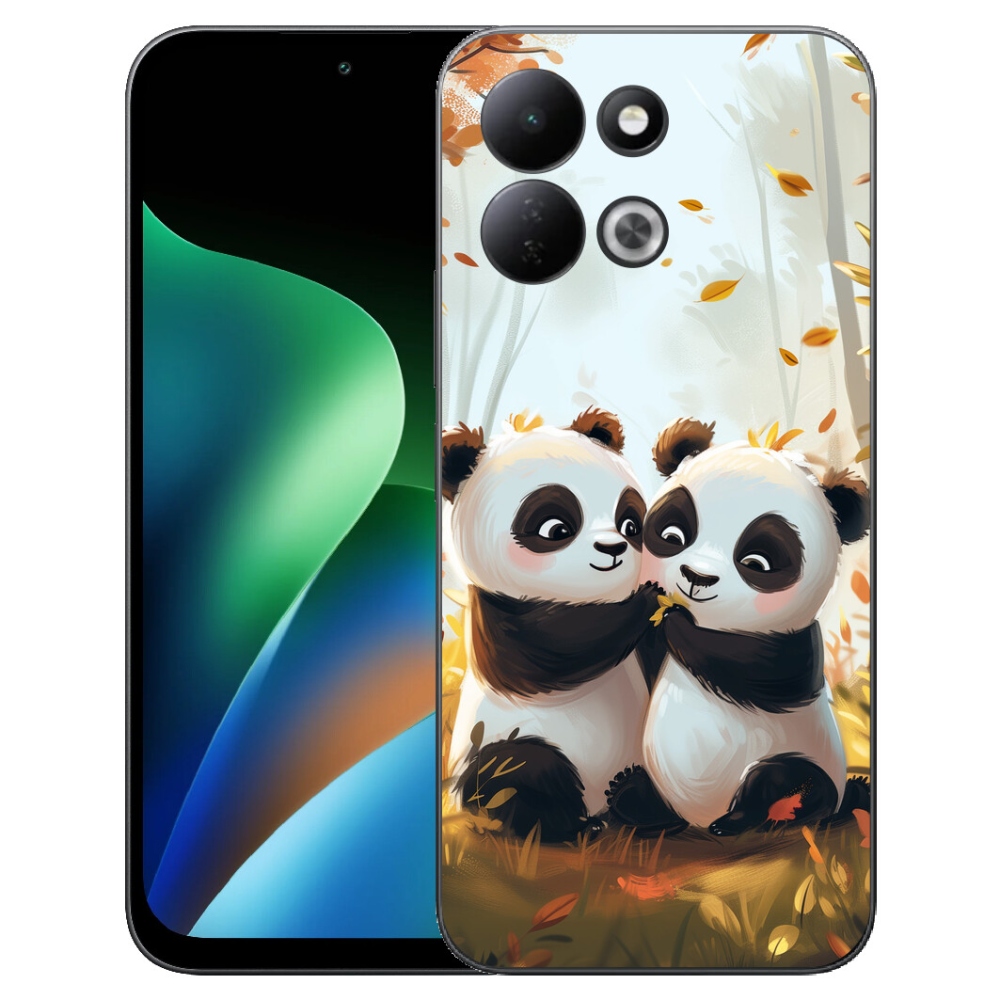 Gélový kryt mmCase na Xiaomi Redmi 17 4G/5G - pandy