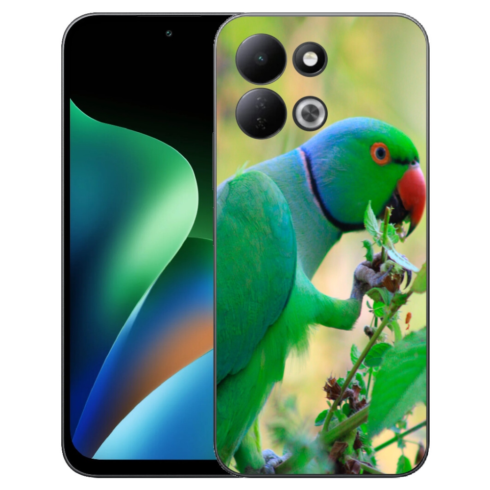 Gélový kryt mmCase na Xiaomi Redmi 17 4G/5G - papagáj alender