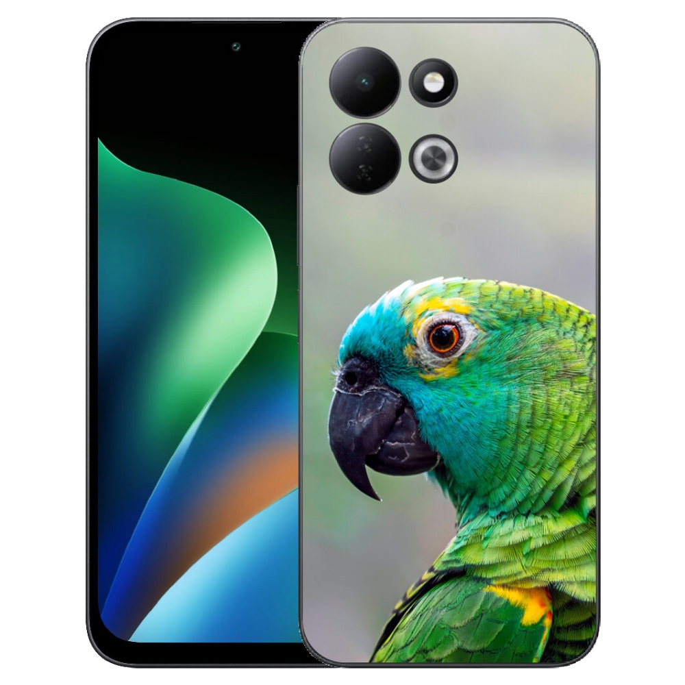 Gélový kryt mmCase na Xiaomi Redmi 17 4G/5G - papagáj amazoňan