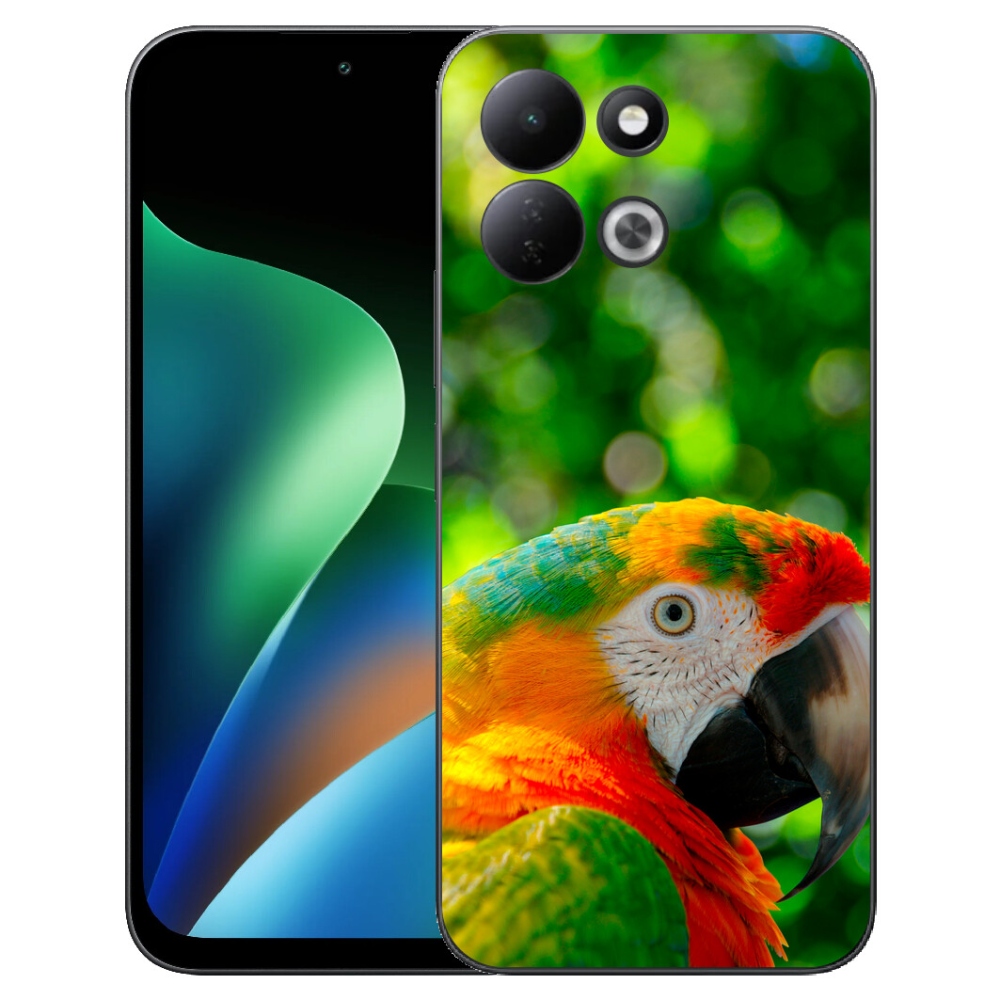 Gélový kryt mmCase na Xiaomi Redmi 17 4G/5G - papagáj ara 3