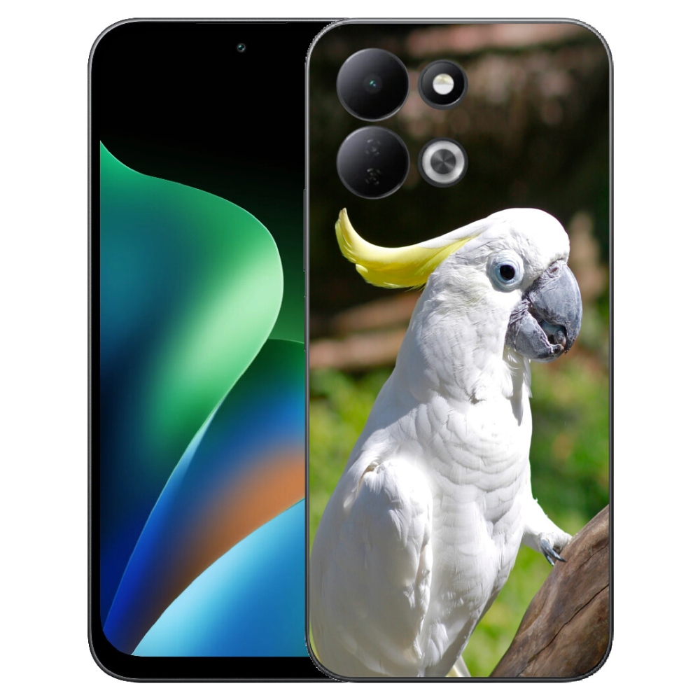 Gélový kryt mmCase na Xiaomi Redmi 17 4G/5G - papagáj kakadu 2