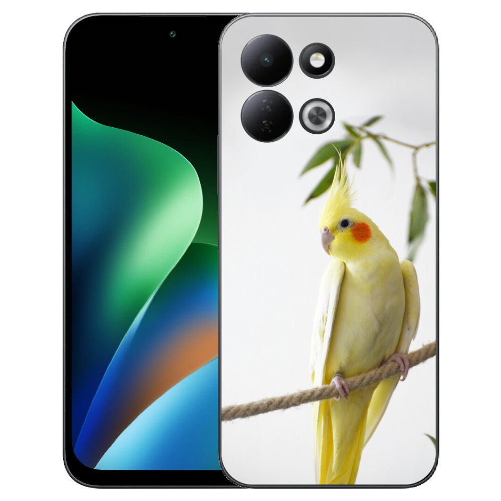 Gélový kryt mmCase na Xiaomi Redmi 17 4G/5G - papagáj korela chocholatá