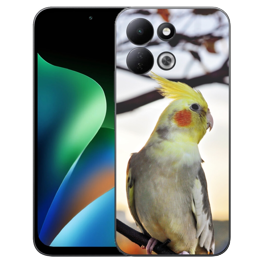 Gélový kryt mmCase na Xiaomi Redmi 17 4G/5G - papagáj korela