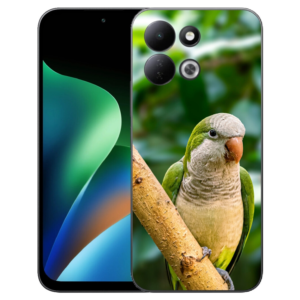 Gélový kryt mmCase na Xiaomi Redmi 17 4G/5G - papagáj mníšok
