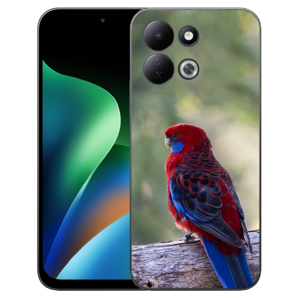Gélový kryt mmCase na Xiaomi Redmi 17 4G/5G - papagáj rosela