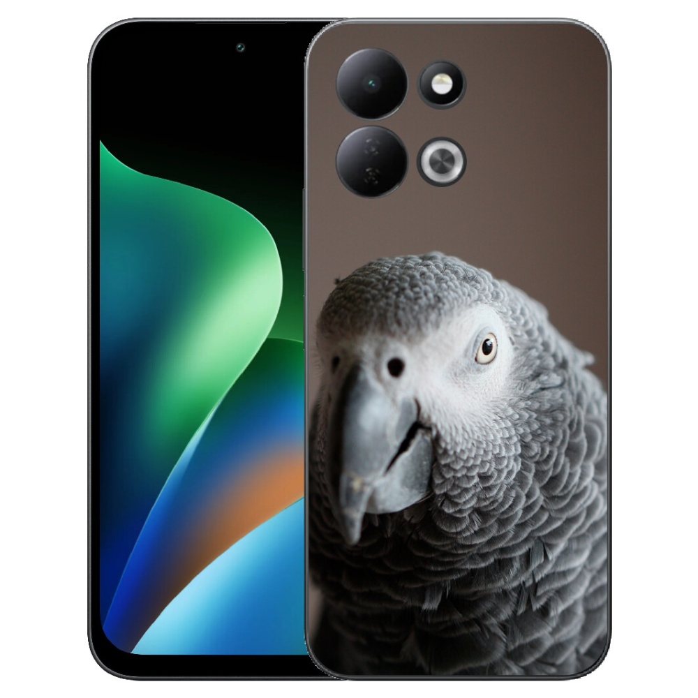 Gélový kryt mmCase na Xiaomi Redmi 17 4G/5G - papagáj žako 2