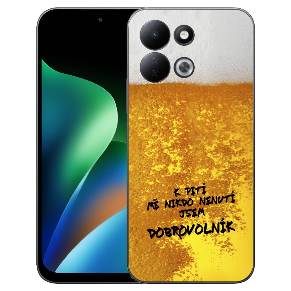 Gélový kryt mmCase na Xiaomi Redmi 17 4G/5G - pivný motív 4