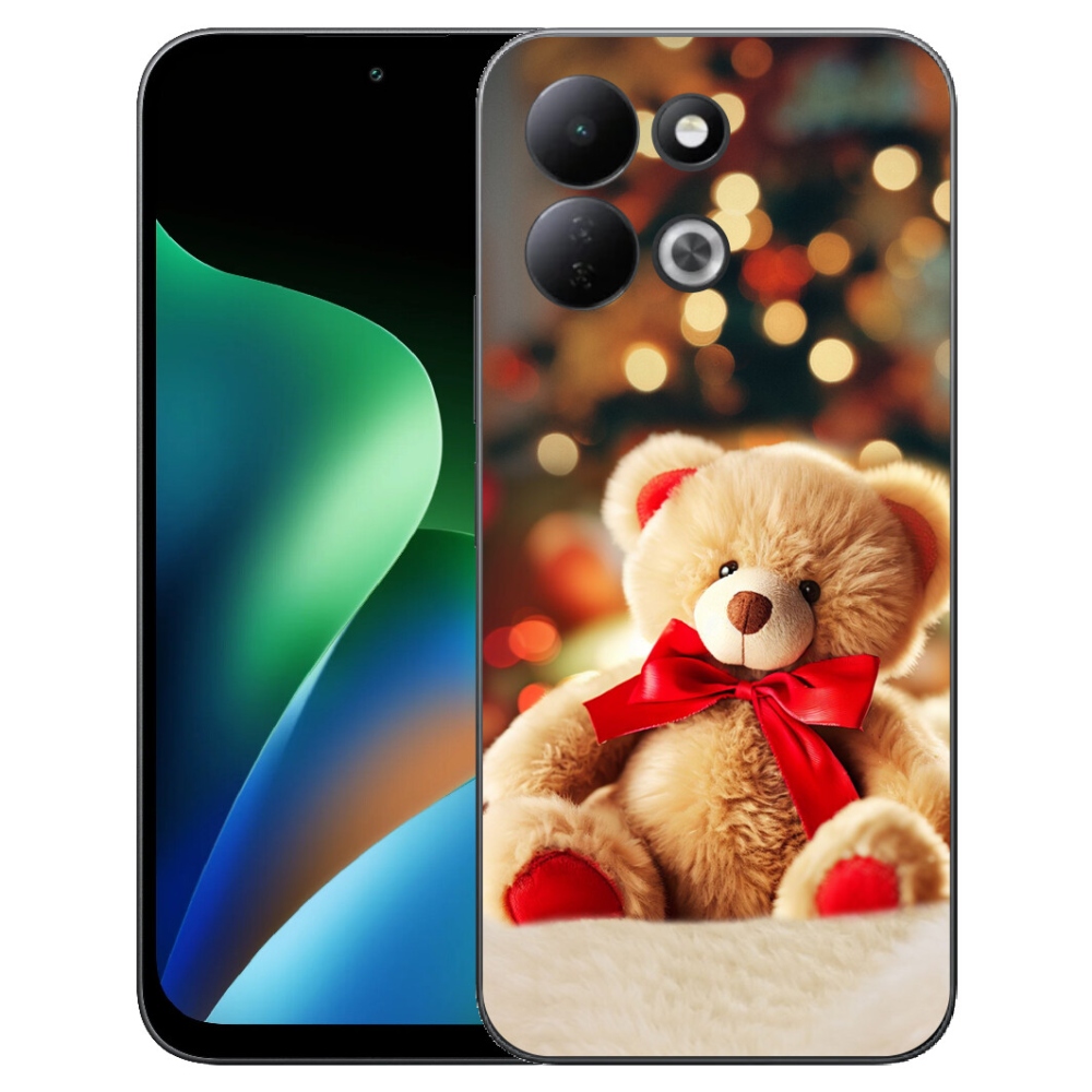 Gélový kryt mmCase na Xiaomi Redmi 17 4G/5G - plyšový medvedík