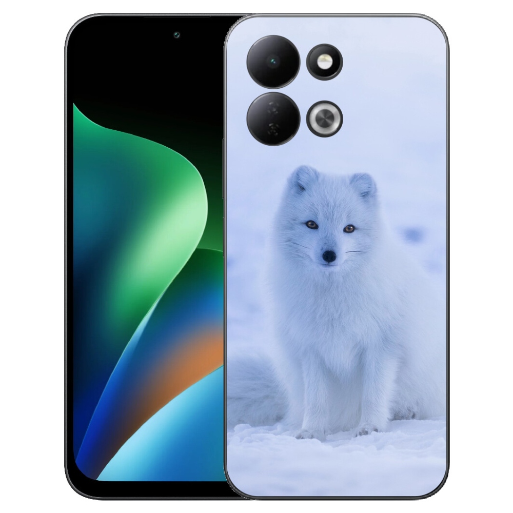 Gélový kryt mmCase na Xiaomi Redmi 17 4G/5G - polárna líška