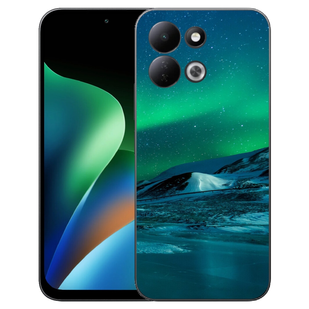 Gélový kryt mmCase na Xiaomi Redmi 17 4G/5G - polárna žiara