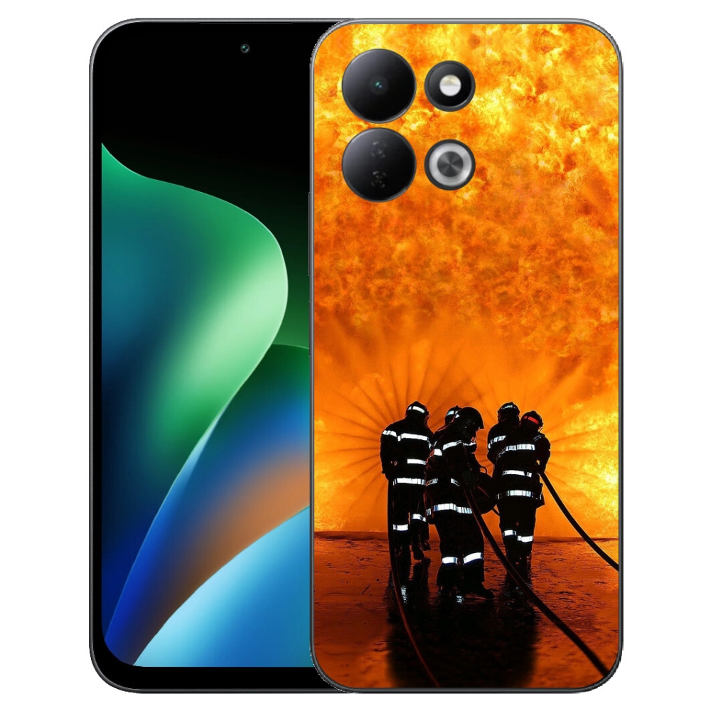 Gélový kryt mmCase na Xiaomi Redmi 17 4G/5G - požiar