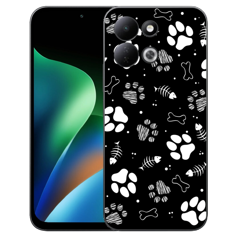 Gélový kryt mmCase na Xiaomi Redmi 17 4G/5G - psie labky