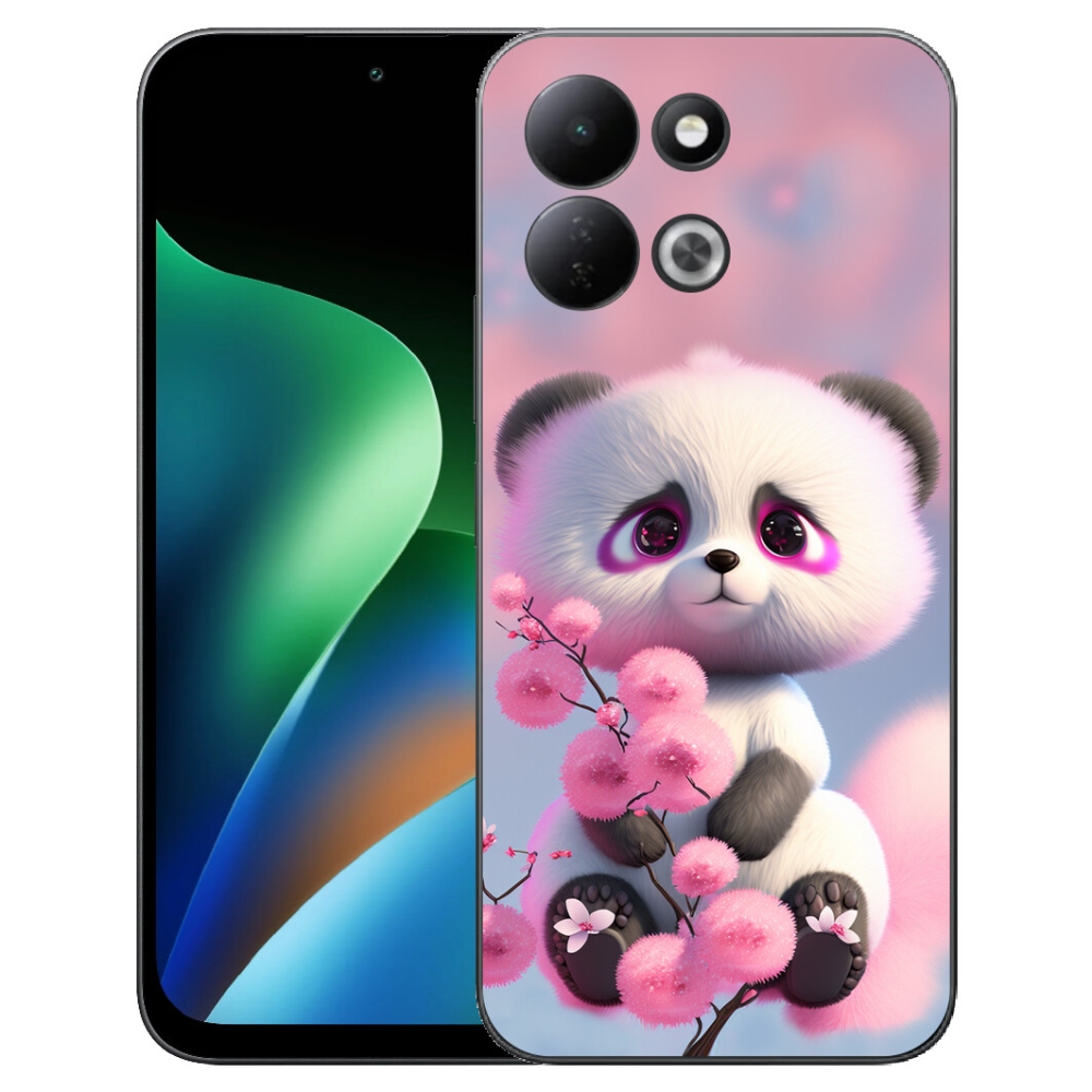 Gélový kryt mmCase na Xiaomi Redmi 17 4G/5G - roztomilá panda 1