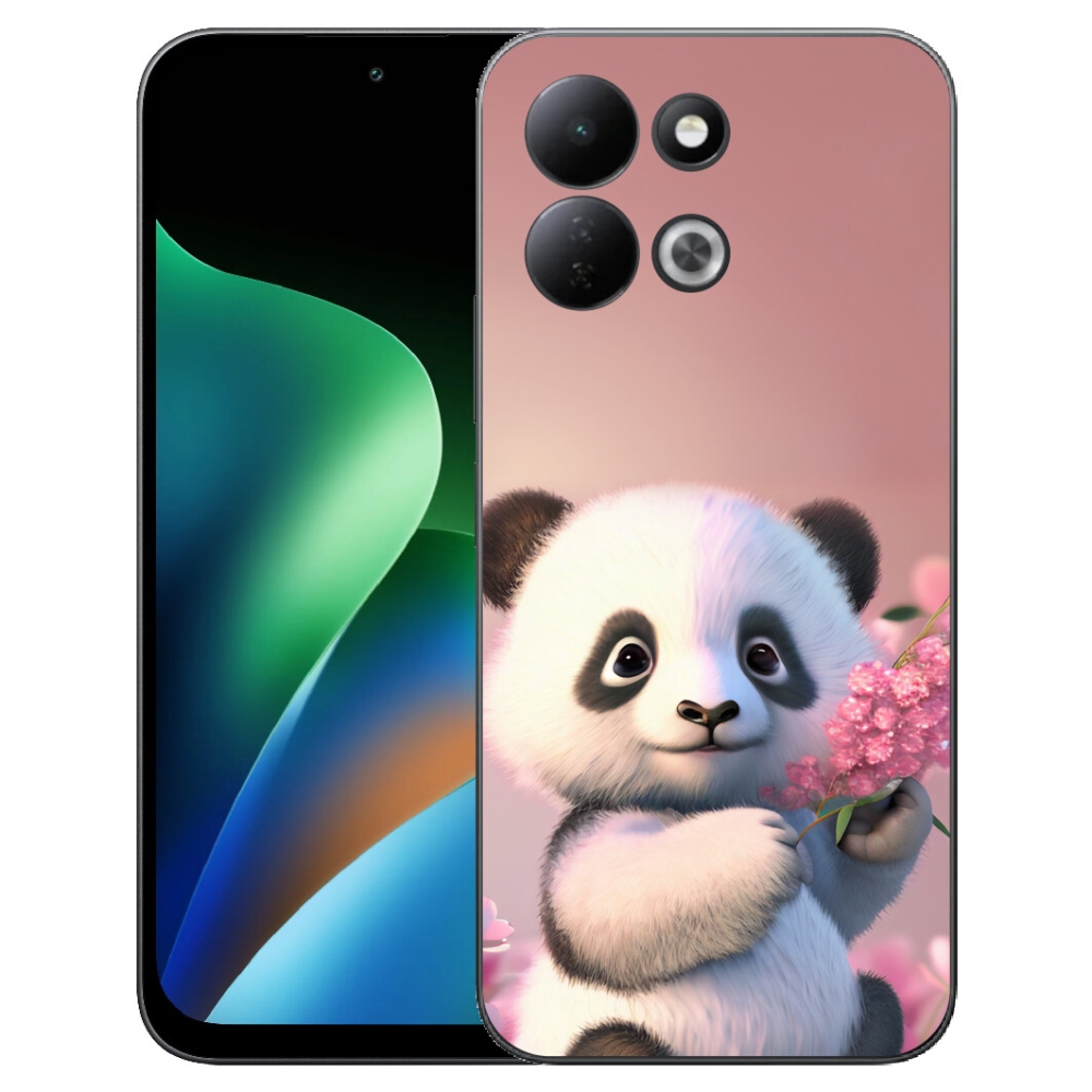 Gélový kryt mmCase na Xiaomi Redmi 17 4G/5G - roztomilá panda