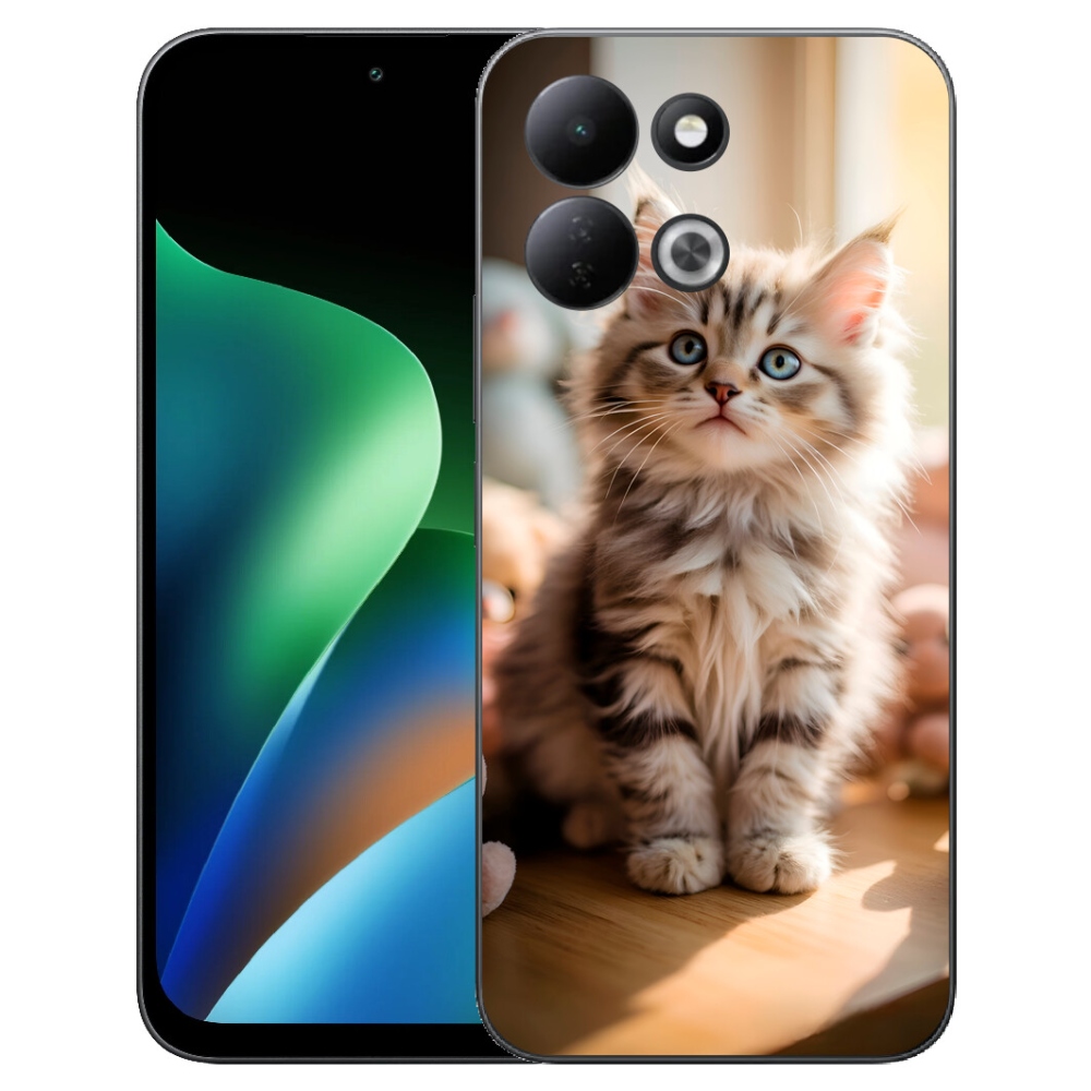 Gélový kryt mmCase na Xiaomi Redmi 17 4G/5G - roztomilé mačiatko 10