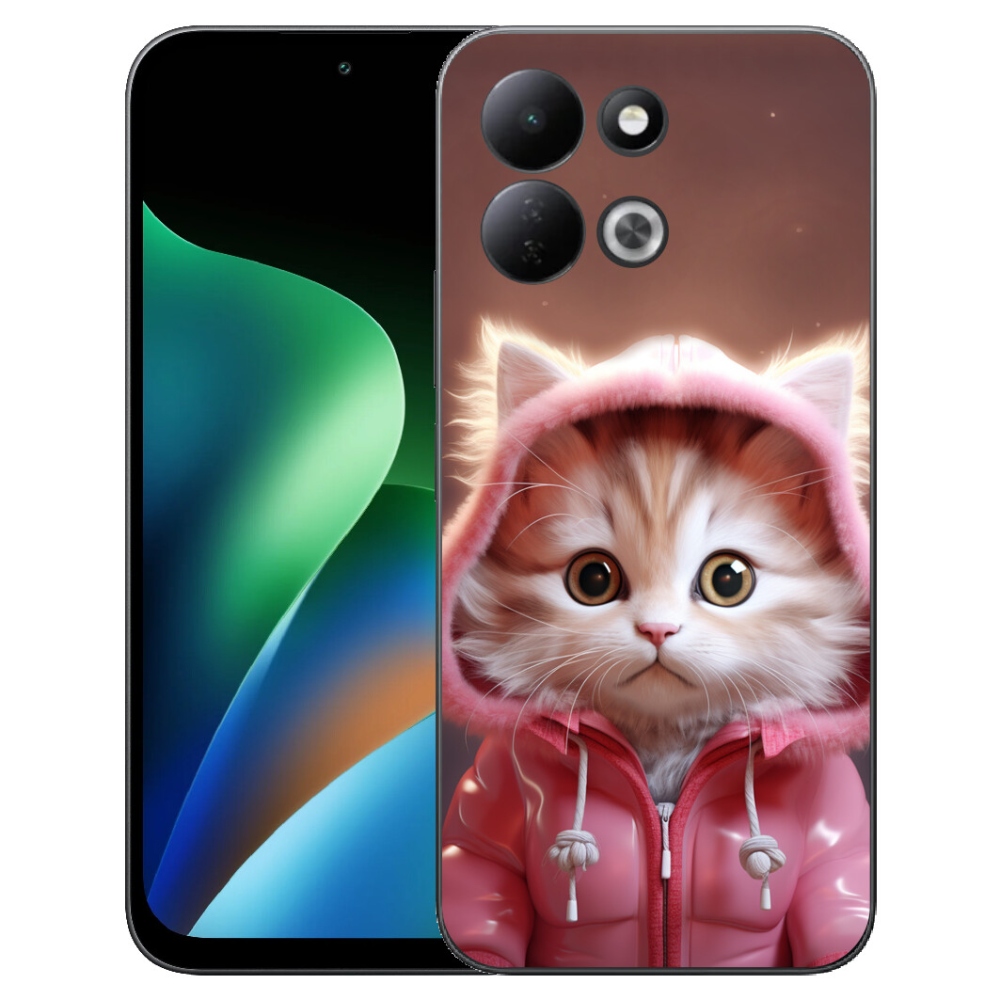 Gélový kryt mmCase na Xiaomi Redmi 17 4G/5G - roztomilé mačiatko 3